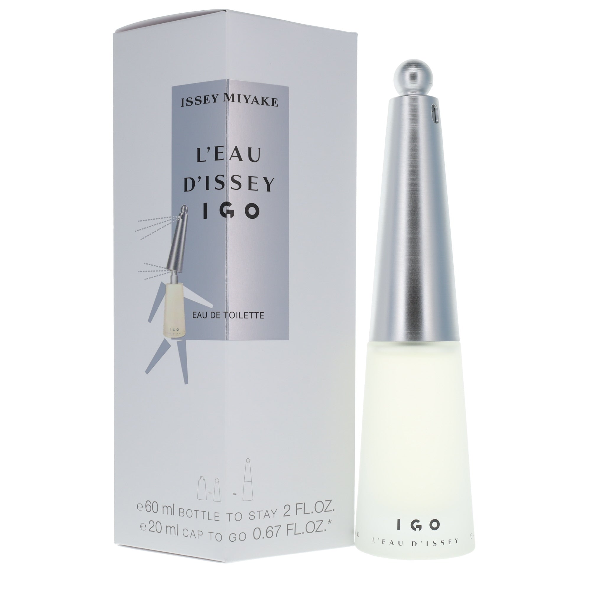 ISSEY MIYAKE L'EAU D ISSEY FEMME IGO 80ML EDT SPRAY (60ML + 20ML)