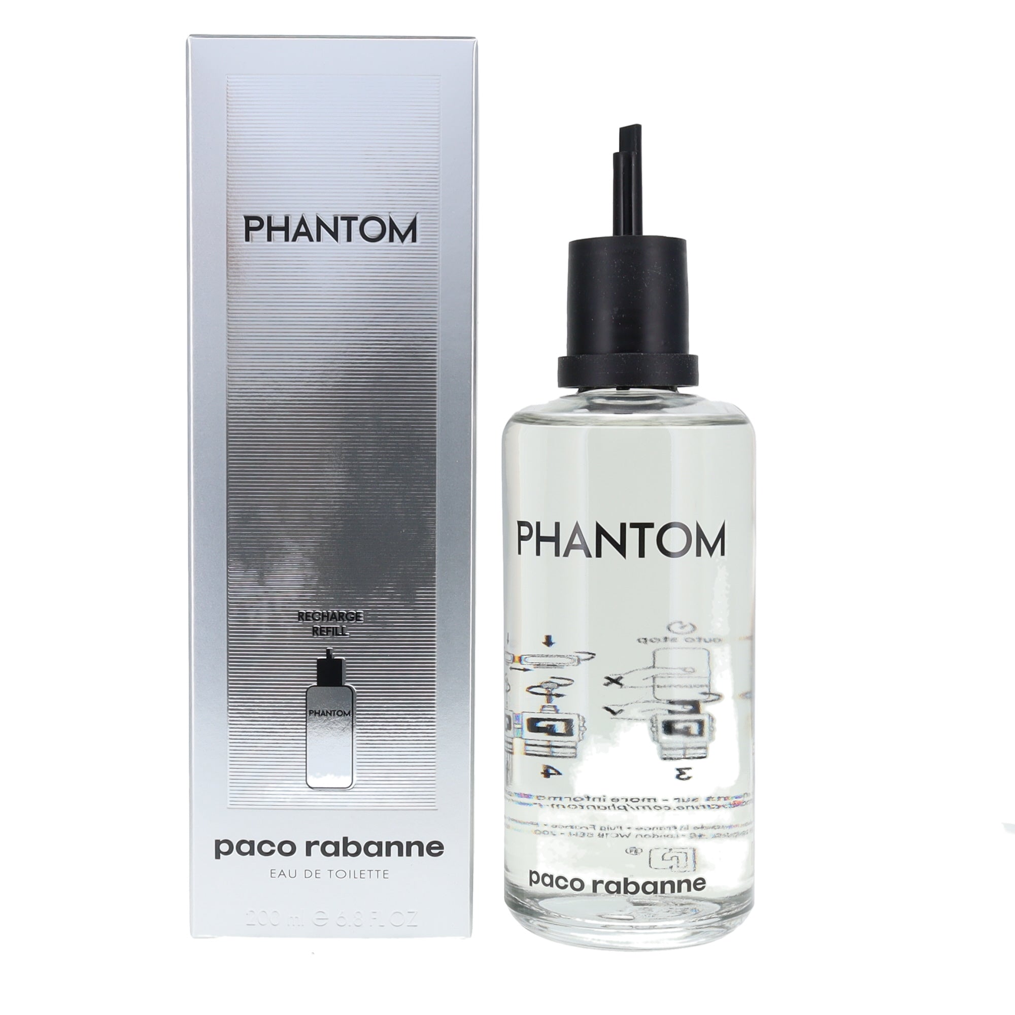 PACO RABANNE PHANTOM REFILL BOTTLE 200ML EDT